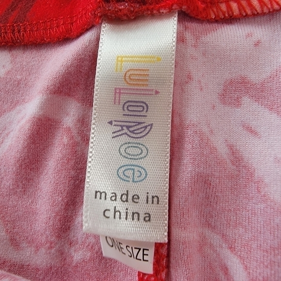 LuLaRoe☆ Valentine's XOXO Leggings OneSize EUC - Picture 2 of 6